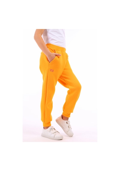 Toontoy Kız Çocuk Beli Paçası Ribanalı Cepli Basic Jogger Eşofman Altı 3 İplik Şardonlu Turuncu Toontoy Kız Çocuk Beli Paçası Ribanalı Cepli Basic Jogger Eşofman Altı 3 İplik Şardonlu Turuncu