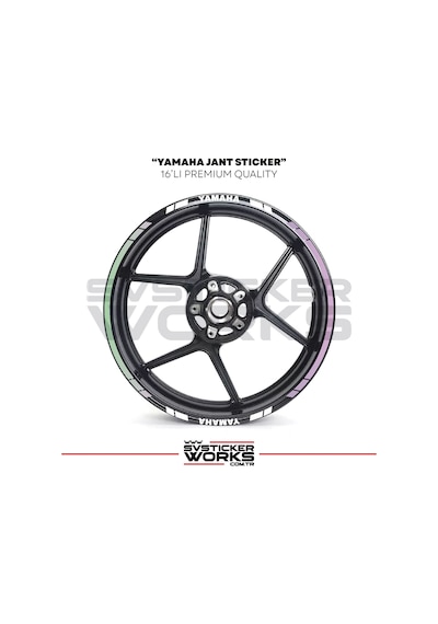 Yamaha Jant Sticker Seti Yüksek Kalite 16lı Jant Set Yamaha Uyumlu 46499918