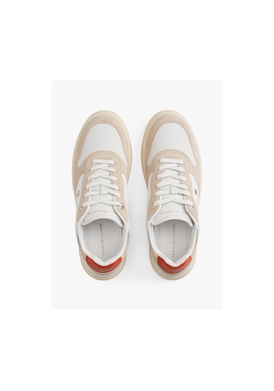Tommy Hilfiger Th Sporty Cupsole Bej Kadın Sneaker-9602 Classic Beige