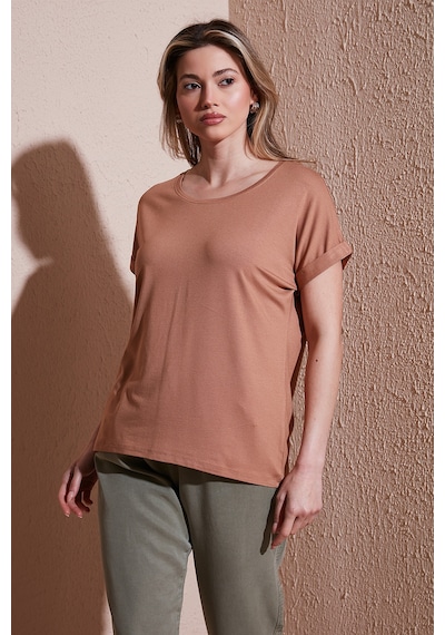 Fashion Friends Bayan T Shirt 26y0194k1 Kahve