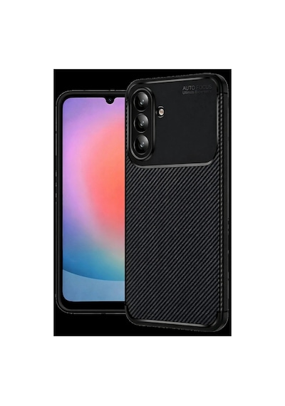 Newface Samsung Galaxy Uyumlu, S26 Fe Auto Focus Karbon Kapak - Siyah