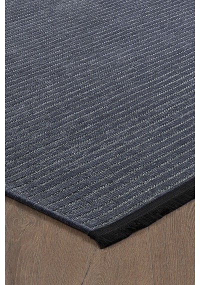 Paradis Antrasit Fitilli Desen Şönil Kilim Makinede Yıkanabilir Kaymaz Taban Halı Yolluk