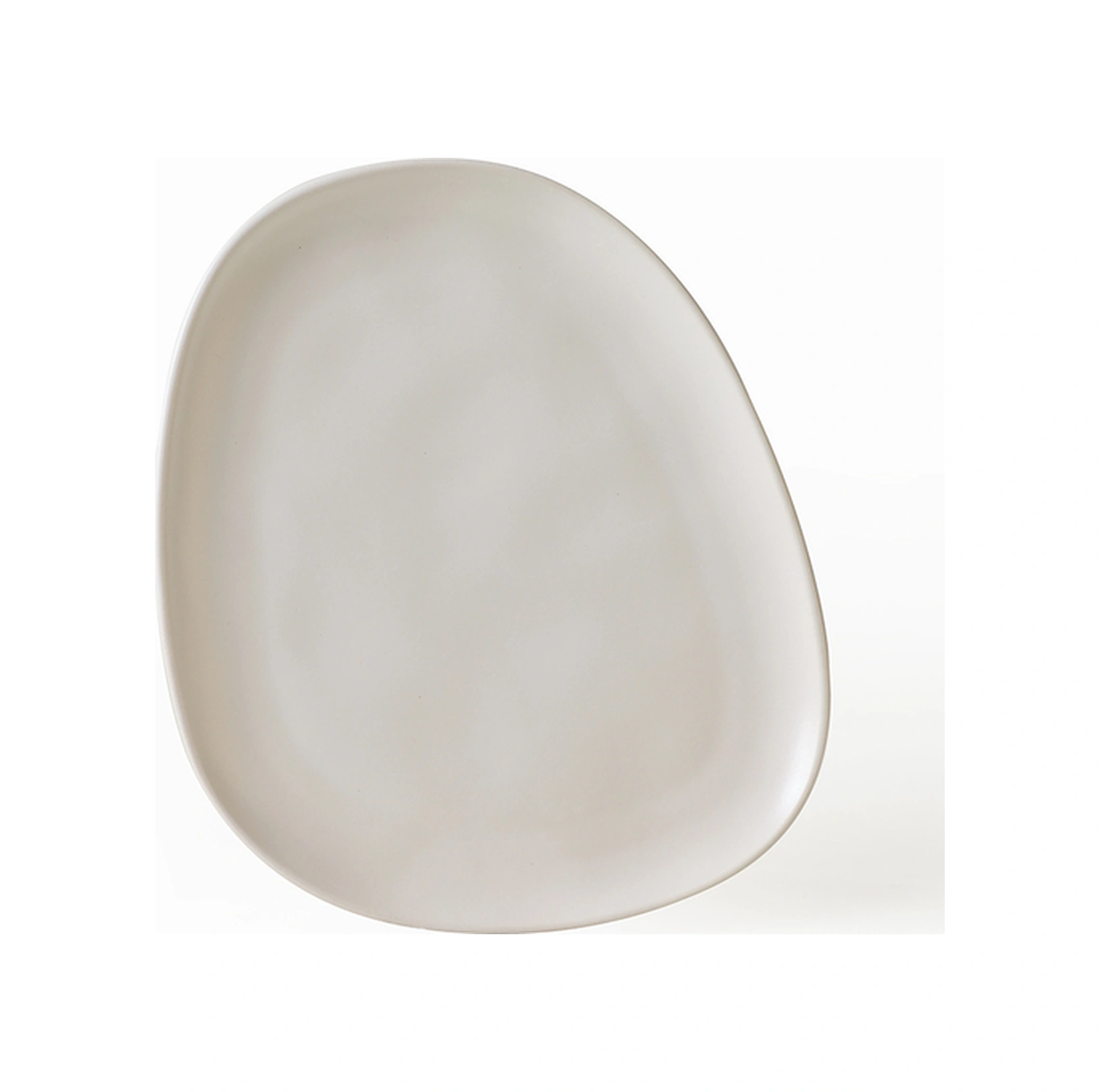 Keramika Mat Beyaz Tetra Pasta Tabağı 23 Cm 6 Adet