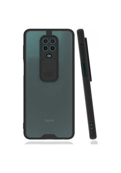 Nettech Xiaomi Redmi Note 9 Uyumlu Platin Kamera Kızaklı Arka
