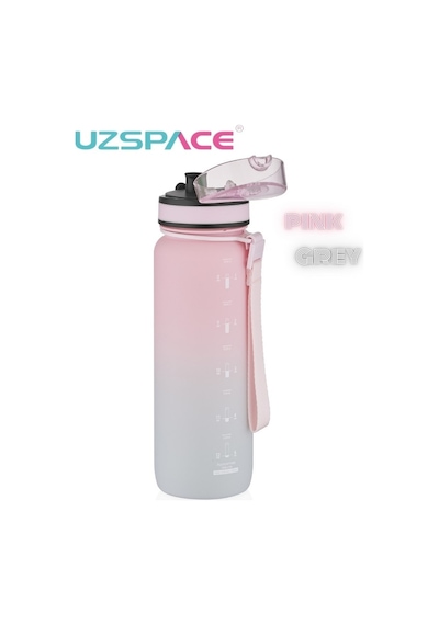 Uzspace Matara Tritan 800 Ml 3053-6 Pink Grey