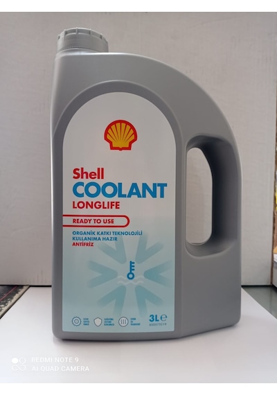 Shell Long Life Antifreeze -37 Kullanıma Hazır Kırmızı 2023 Üretim 3l