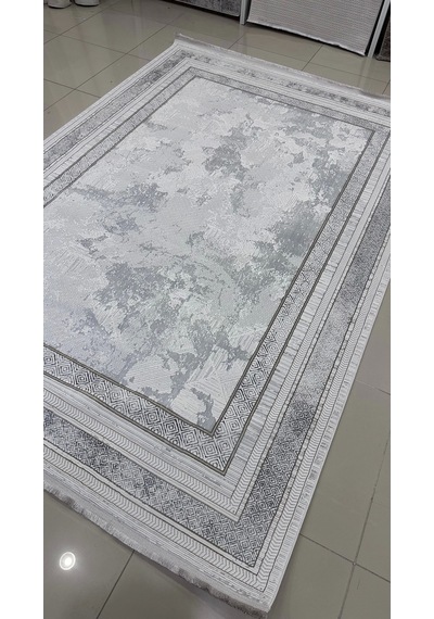 Safyün Halı Kadife Kf470 Gri 200 X 290 Renkli