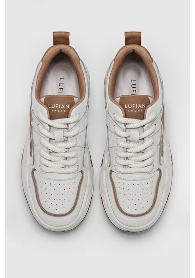 Lufian Maya Kadın Sneaker Ayakkabı Bej Bej 121230090100550