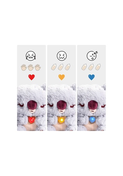 Care Pets İnteraktif Peluş Bebek Koala Oyuncak Seti Işıklı, Sesli Ve Ahşap Aksesuarlı Eğitici Oyun
