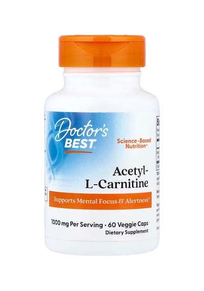 Doctor's Best Acetyl-l-carnitine Brain & Cognitive 60 Veggie Caps