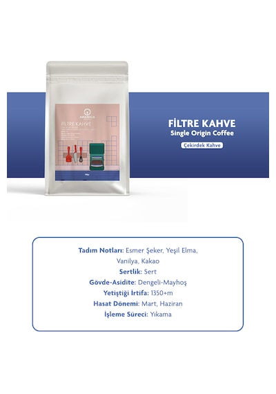 Filtre Kahve 100 Gr Öğütülmüş Kahve Taze Kavrulmuş Çekirdek V60