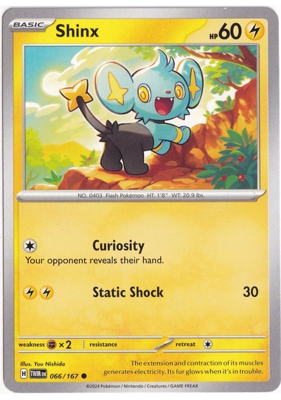 Shinx 066/167 - Twilight Masquerade - Pokemon Kartı Mint