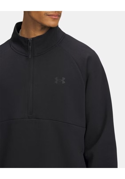 Under Armour Unstoppable Flc Half Zip Erkek Sweatshirt-33324 siyah