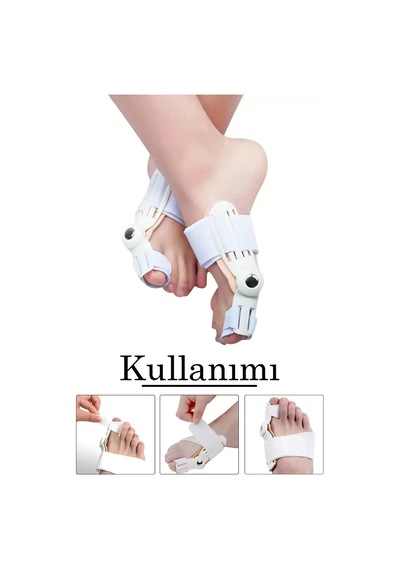 Mucit Home Atel Ayak Parmak Başparmak Düzeltici Kemik Çıkığı Düzleştirici Taraklı Ayaklar Için Aparat 2'li