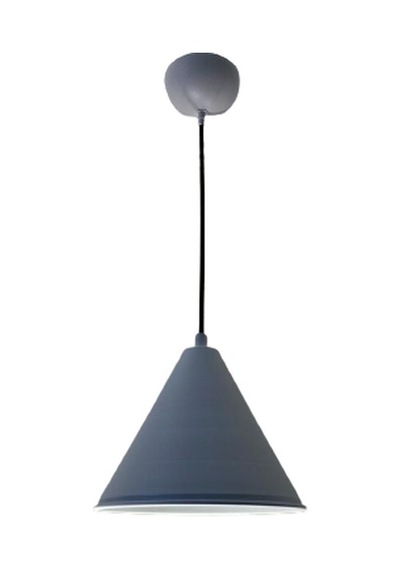 Dylight Retro Gri Metal Dekoratif Tekli Kafe Mutfak Aydınlatma Avize Çap:23cm Beyaz