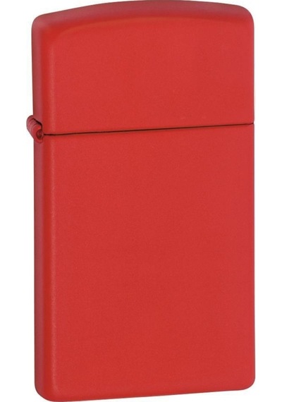 Ehediye Zippo Çakmak Slim Red Matte 1633-045526