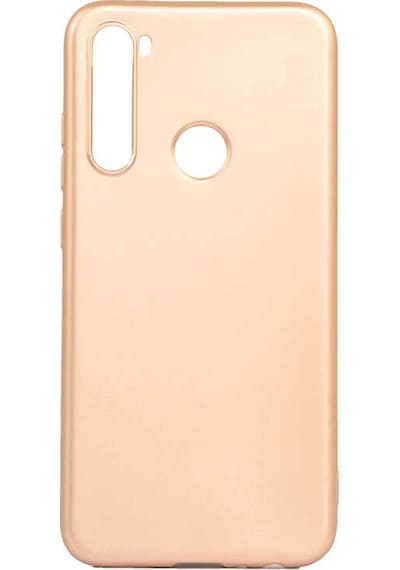 Kilifone - Xiaomi Uyumlu Redmi Note 8 - Kılıf Mat Renkli Esnek Premier Silikon Kapak - Gold