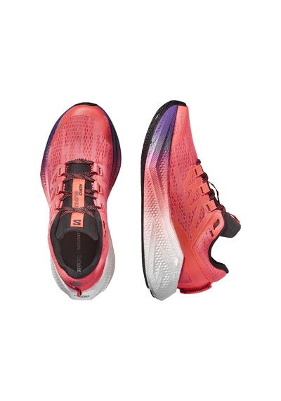 Salomon Salomon Aero Glide 3 Kadın Kırmızı Yol Koşusu Ayakkabısı 8424 Kırmızı