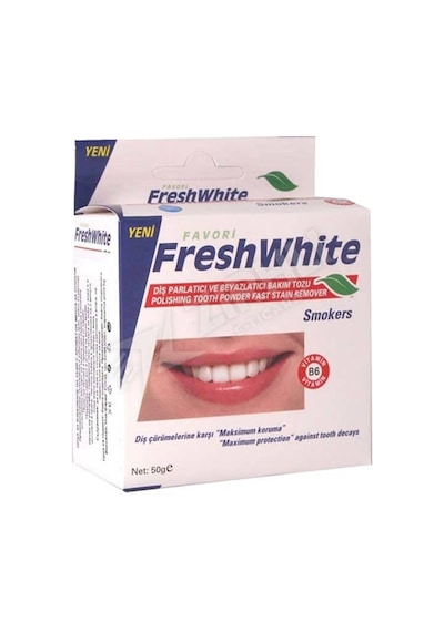 3 Adet Fresh White Diş Tozu 50 Gr