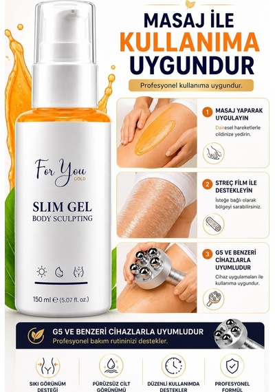 Slim Jel - Sıkılaştırıcı-bölgesel İncelme-çatlak Karşıtı Ve Selülit Kremi 150ml
