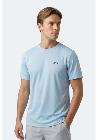 Slazenger Haunted I Erkek Turkuaz Tişört