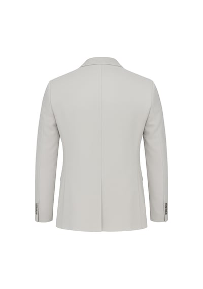 Plus Scorpion Erkek Açık Gri Blazer Ceket Slim Fit, Şık Ve Hafif Kumaş, Tek Düğmeli Açık Gri