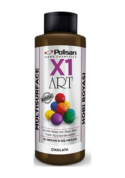 Polisan X1 Art Multisurface Hobi Boyası Çikolata 120 ML