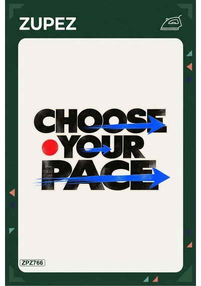 Zpz766 Choose Your Pace Ütüyle Uygulanabilir Transfer Baskı - 911529604