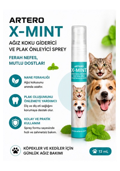 Artero X-mint Ağız Koku Giderici Ve Plak Önleyici Sprey 13 Ml