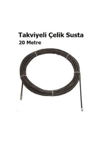 20 M Çelik Kılavuz 20 M Çelik Halat Takviyeli Susta