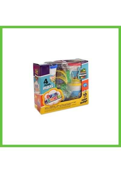 Bezos Nc-4155 4 Lü Maxi Oyuncaklı Oyun Hamuru Dmc Çok Renkli