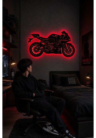 Lucenda Led Işıklı Motor Dekoratif Tablo Modern Spor Motosiklet Duvar Dekoru Gece Lambası Kırmızı - 874478148 Kırmızı Lucenda Led Işıklı Motor Dekoratif Tablo Modern Spor Motosiklet Duvar Dekoru Gece Lambası Kırmızı - 874478148 Kırmızı