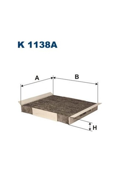 Fıltron K1138a Polen Fıltresı Opel Merıva A 1.3 / 1.4 / 1.6 / 1.7 03 10 Karbonlu