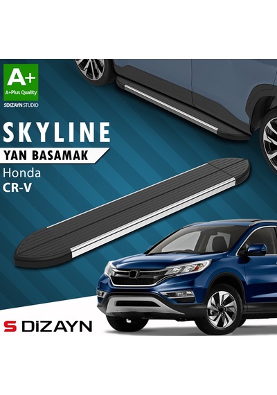 S-dizayn Honda Cr-v 4 Skyline Krom Yan Basamak 173 Cm 2012-2018 A+ Kalite