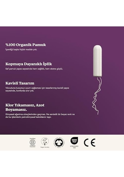 10'lu Standart Tampon