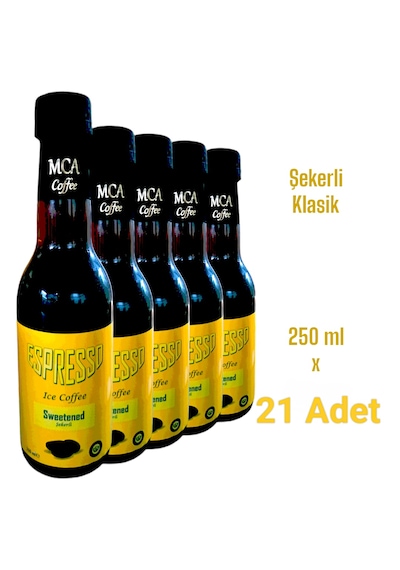 Mca Espresso Soğuk Kahve Şekerli Klasik 250 Ml X 21 Adet