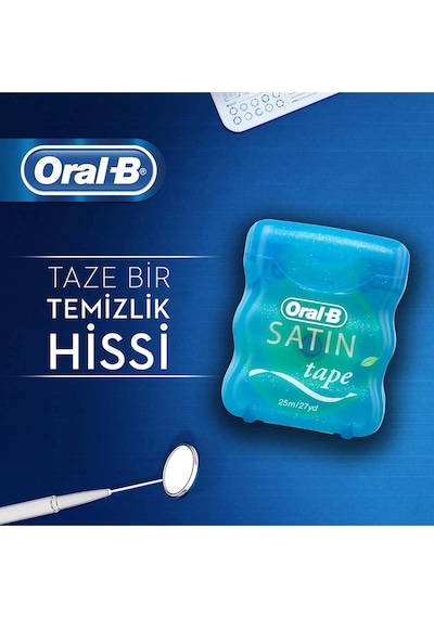 Oral-B Diş İpi Satin Tape 75 M (25 M X3)