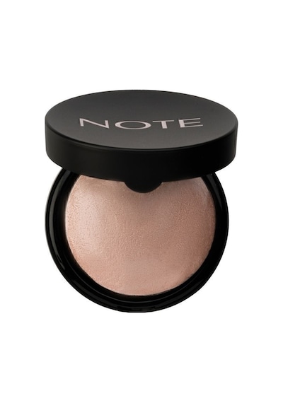 Note Cosmetique Baked Highlighter Işıltılı Fırınlanmış Toz Aydınlatıcı - 02 Sunkiss