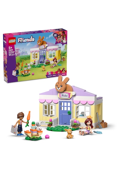 LEGO® Friends Heartlake Şehri Tavşan Oteli 42679 -5 Yaş ve Üzeri Çocuklar için Figür İçeren Yaratıcı Oyuncak Yapım Seti (161Parça)