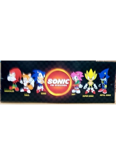 Sonic Oyuncak Figür Sonic Power Figür Sonic 5li Figür Set