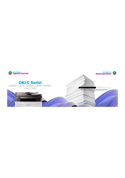 Okı 46471108 Uyumlu Toner Siyah- C823 / C833 / C843