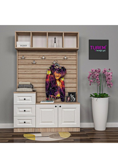 Peony Membran Portmanto Suntalam Beyaz