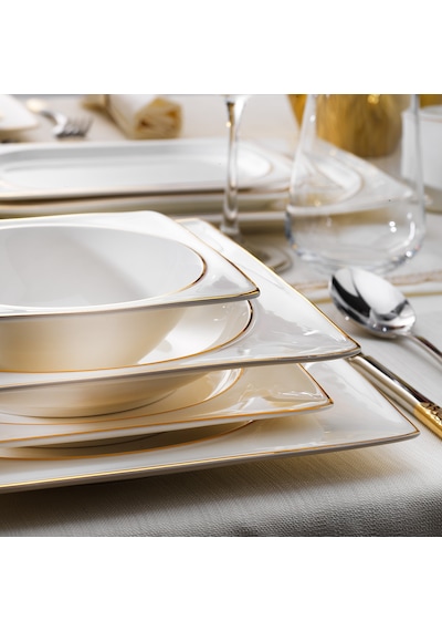 Schafer Glamor Pure Yemek Takım-60 Parça-Gold