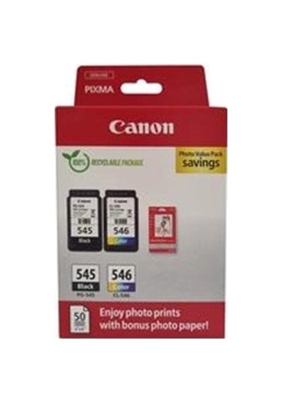Canon Pg-545 Cl-546 Photo Value 2'li Mürekkep Kartuş Kdo