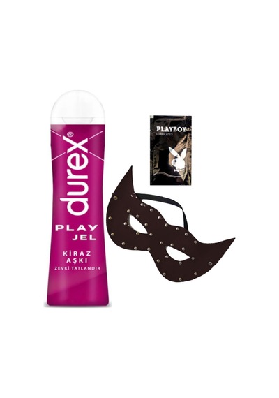 Durex Kiraz Aşkı 50 Ml Jel + Siyah Deri Göz Maskesi + Hediye