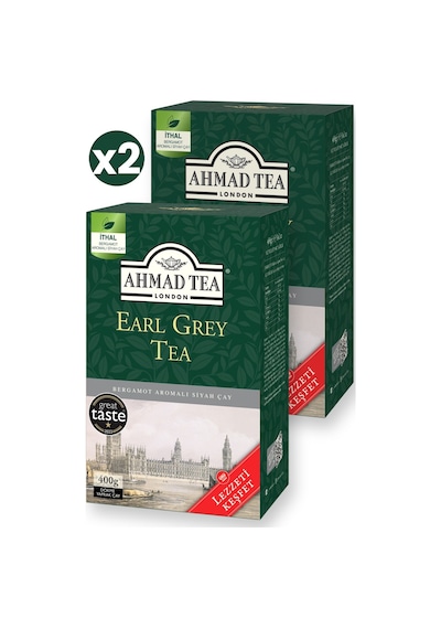 Ahmad Tea Earl Grey 400 G Dökme Çay 2'li Ekonomik Paket Toplam 800 Gram Dökme Çay
