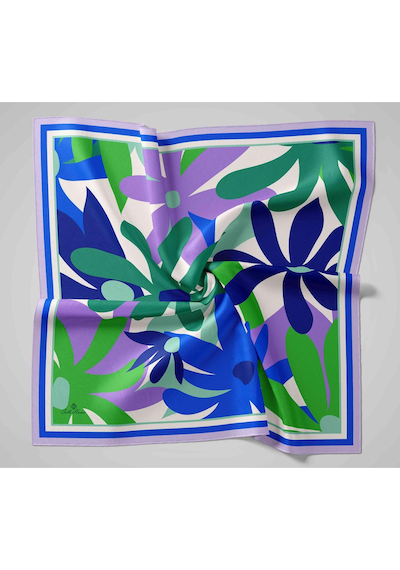 Silk Home Aura Eşarp 140001-16 Yeşil, Lila, Mint, Mor,beyaz, Lacivert