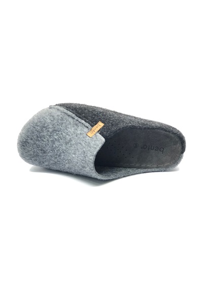 Bento K-63-007 Ev Terliği Ortapedik Erkek Terlik Gri