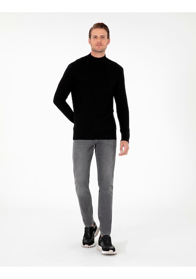 Pierre Cardin Erkek Siyah Kazak /triko 50296462-vr046 Siyah