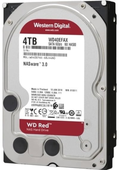 WD Red 3.5 4 TB 256 MB 5400Rpm WD40Efax